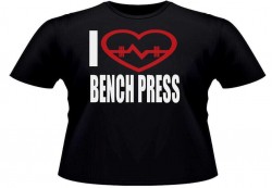 Футболка I LOVE BENCH PRESS