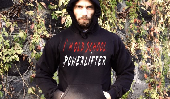 Толстовка i'm old school powerlifter