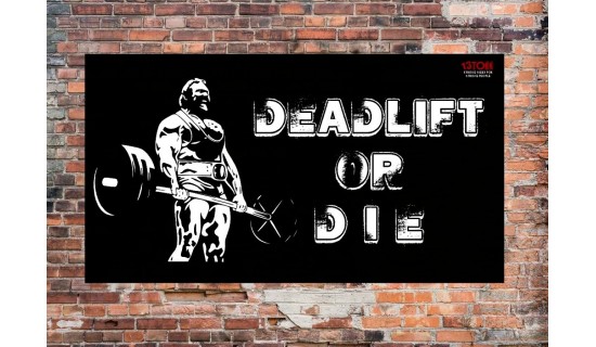 Banner DEADLIFT OR DIE