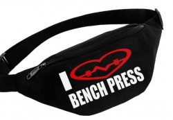 Поясная сумка I LOVE BENCH PRESS