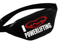 Поясная сумка I LOVE POWERLIFTING