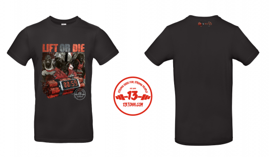 T-shirt LIFT OR DIE GORILLA TEAM