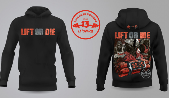 Hoodies LIFT OR DIE GORILLA TEAM