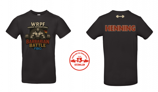 T-shirt WRPF Germany FIBO 2026