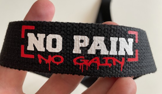 WRIST STRAPS NO PAIN NO GAIN